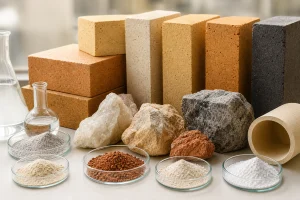 نقش ترکیب شیمیایی و مواد اولیه در انتخاب آجر نسوز